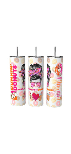 Dunkin donuts tumbler cup/coffee