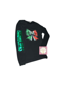 Mexico bow long sleeve shirt/ custom state/mexican