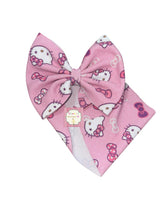 Cargar imagen en el visor de la galería, Pink Hello Kittyy  headwrap/ clip bow/ headwraps/