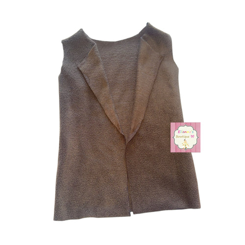 Brown  cardigan/ duster/western