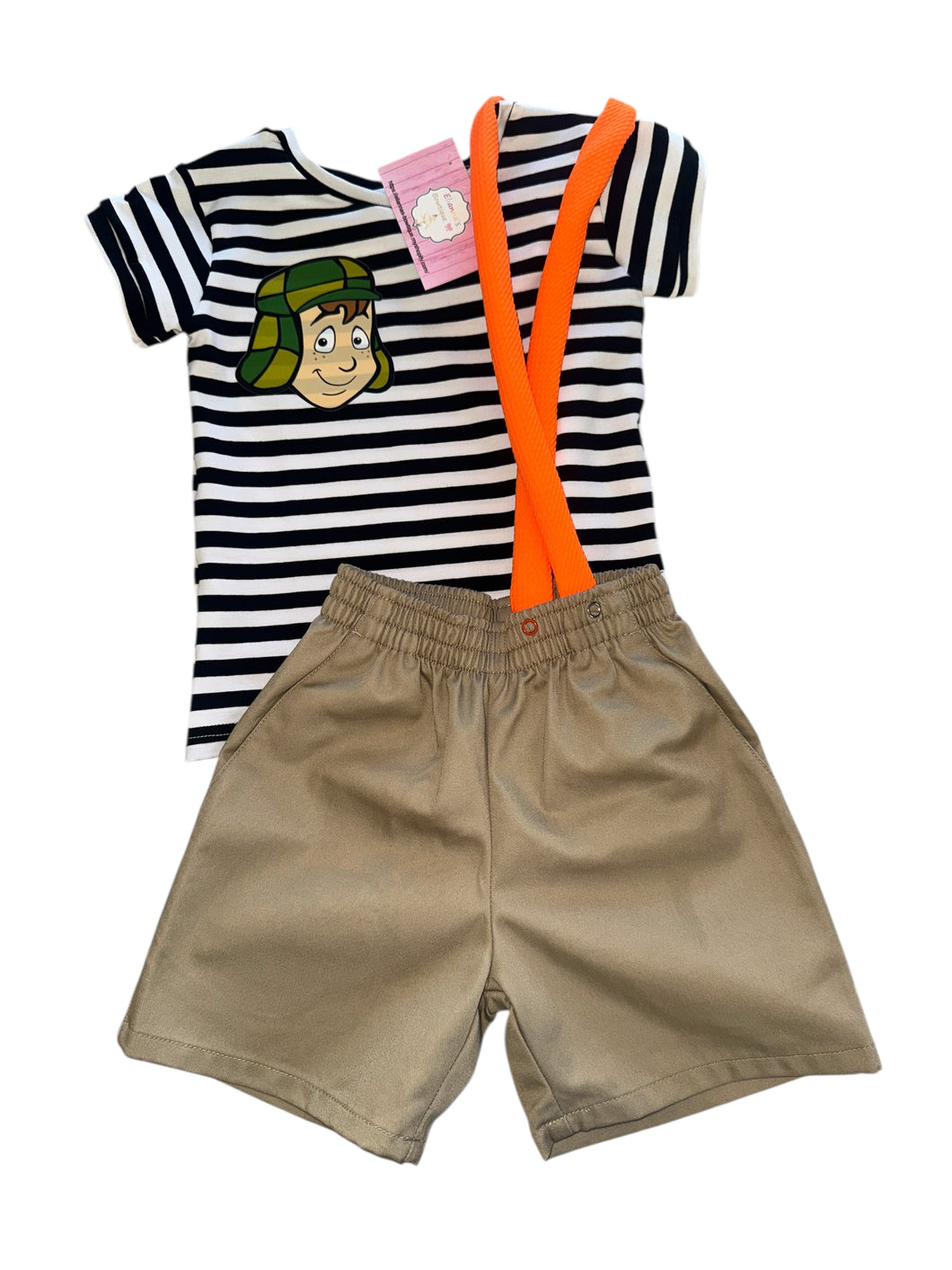 El Chavo del ocho outfit set/ Boy shorts /niños
