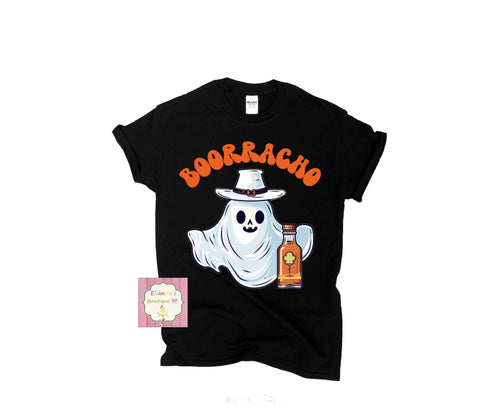 Borracho shirt/ ghost