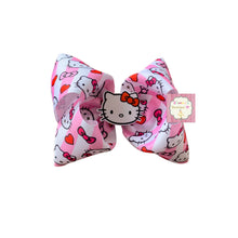 Load image into Gallery viewer, Hello kitty hair bow/ moños/clip bow