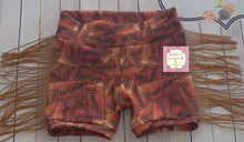 Load image into Gallery viewer, Wrangler fringe shorts/ western shorts