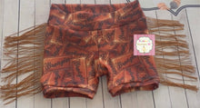 Load image into Gallery viewer, Wrangler fringe shorts/ western shorts
