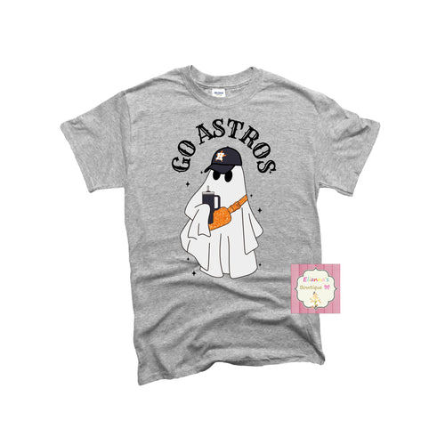 Go astros shirts / ghost/ halloween