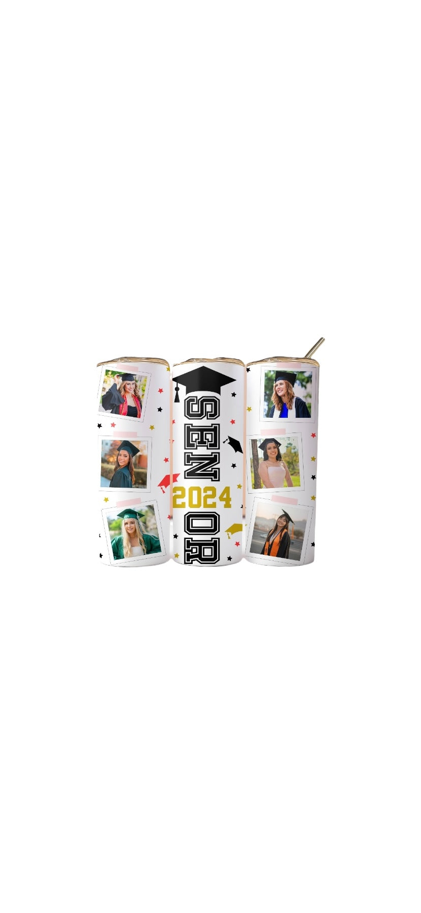 Custom graduation tumbler cup/vasos/class 2024