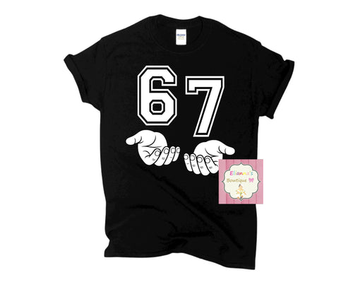 Six seven shirt / unisex / kids /adult