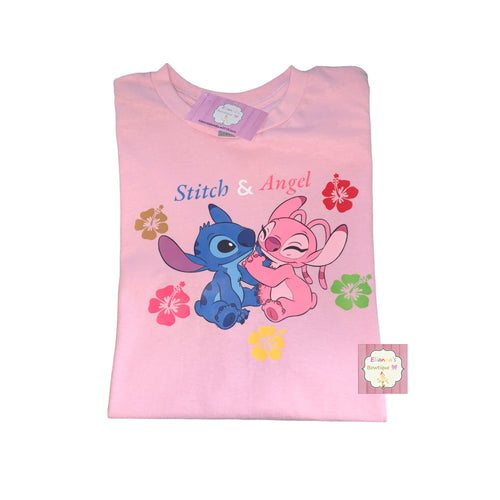 Stitch and angel shirt/