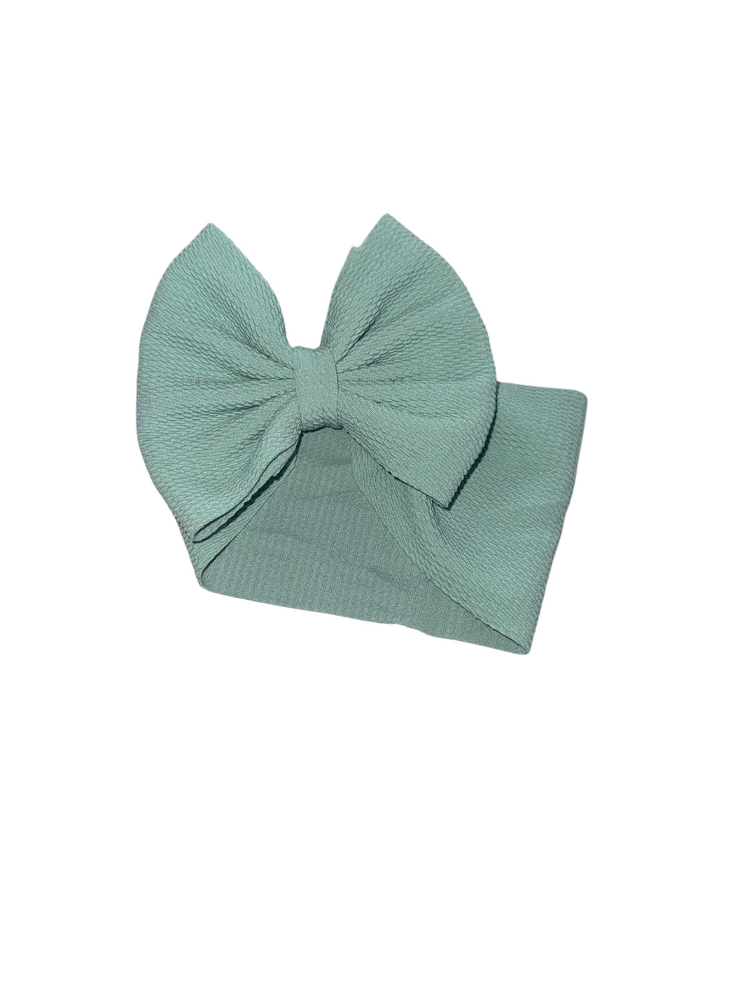 Baby light sage headwrap/ solid color /