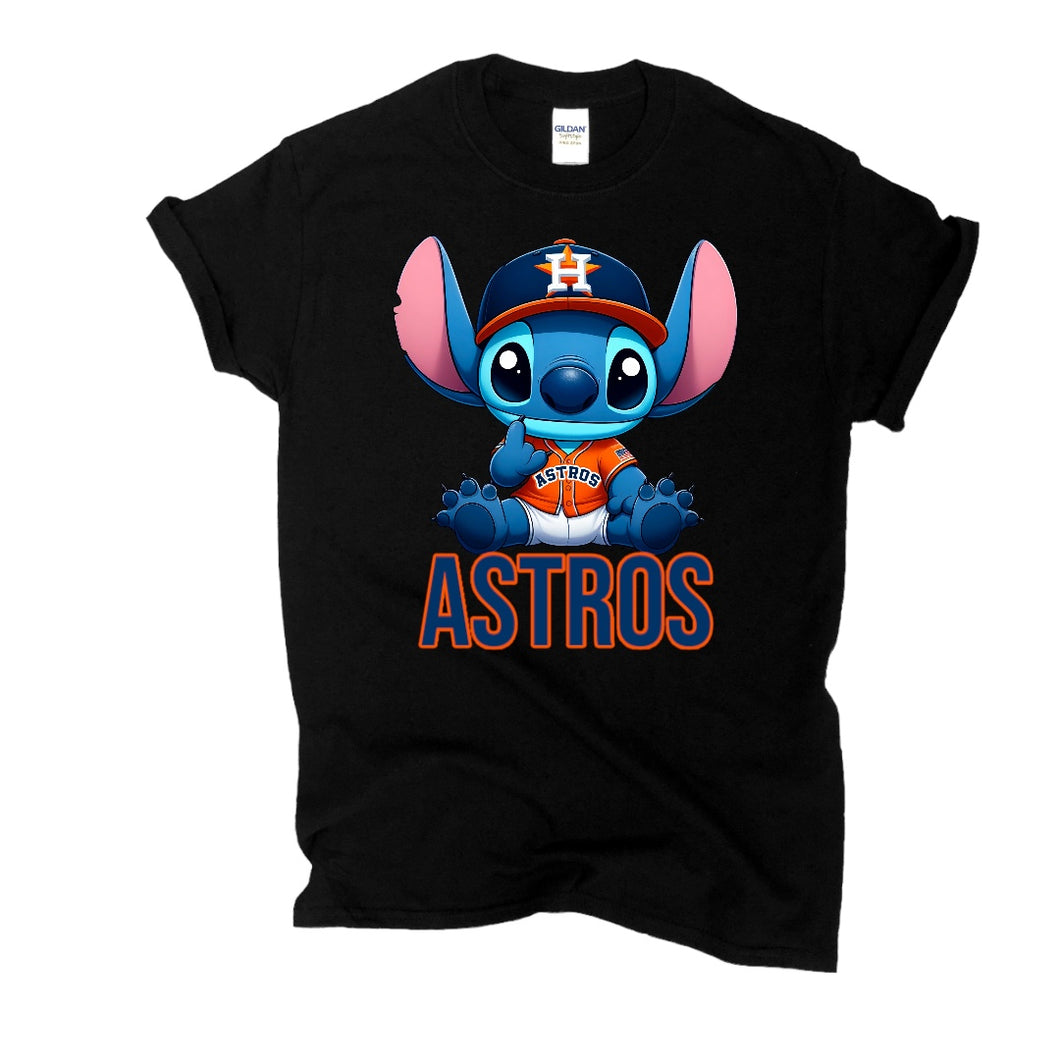 Astros shirt /stitch/ kids / adult