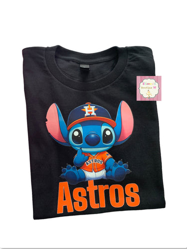 Astros shirt /stitch/ kids / adult