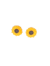 Load image into Gallery viewer, Sunflower Earrings / aretes/ girasoles