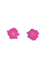 Load image into Gallery viewer, Pink Flowers Earrings / aretes