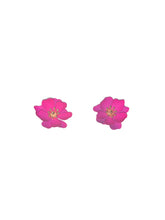 Load image into Gallery viewer, Pink Flowers Earrings / aretes