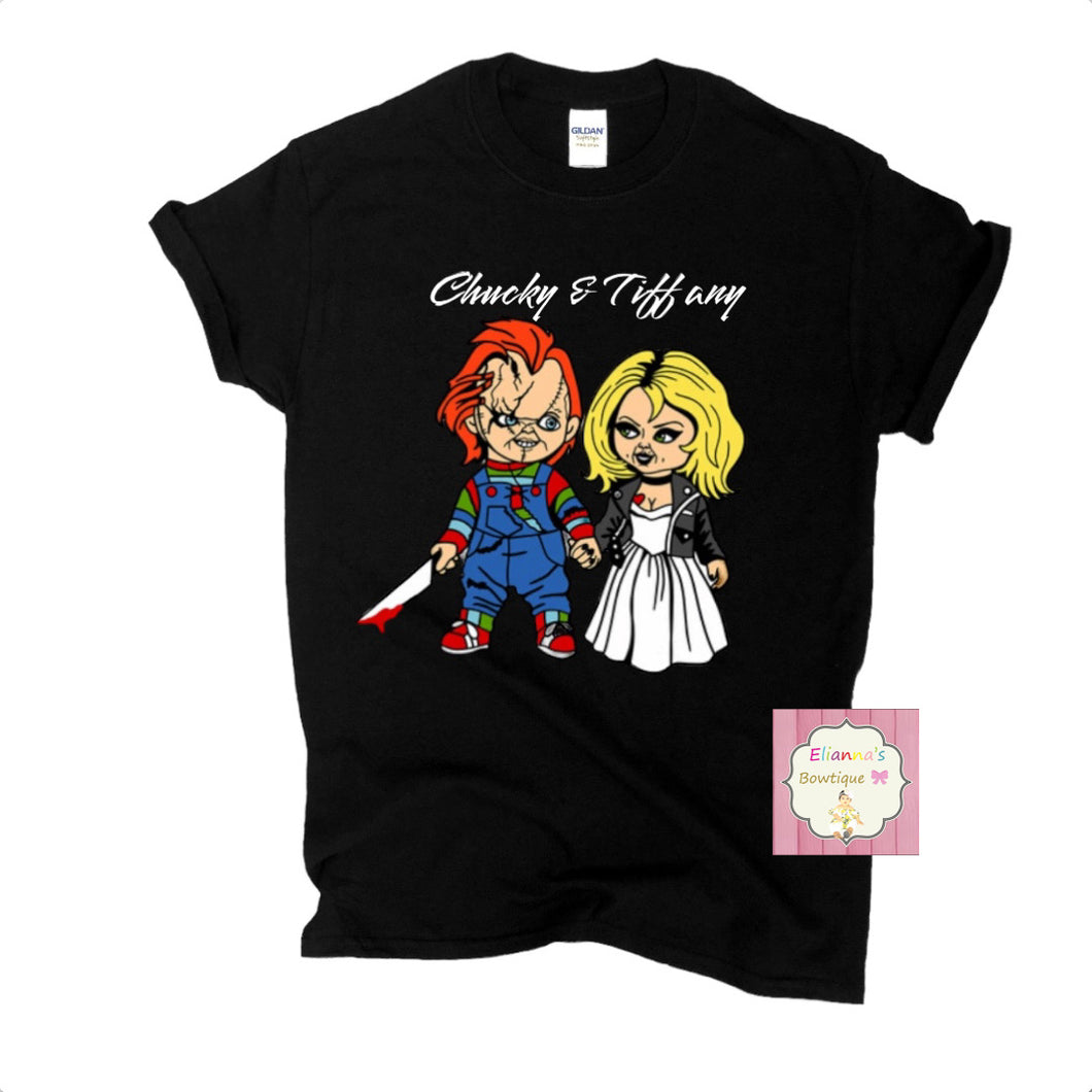 Chucky and Tiffany shirt / kids / Adult / matching