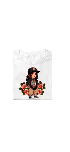 Chicana religiosa shirt/ virgencita