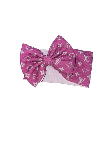 Boujee headwrap/ clip bow/ headwraps/