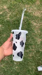 Cow platic cup / vasos/vaca