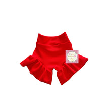 Cargar imagen en el visor de la galería, Red ruffle shorts  baby /toddler