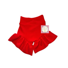 Cargar imagen en el visor de la galería, Red ruffle shorts  baby /toddler