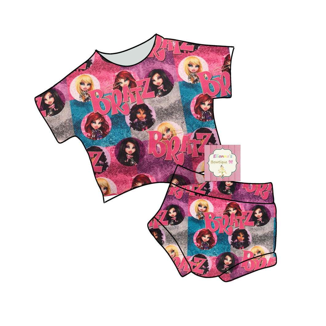 Bratz dolls set Top & bummie/shirt/