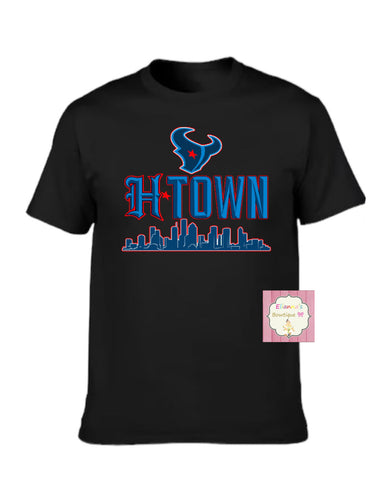 Texans H-Town shirt/ kids /adult / Texans