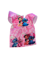 Cargar imagen en el visor de la galería, Lilo and Stitch Cheer  bow / moños - Elianna's Bowtique