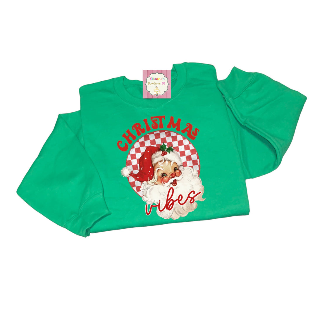 Santa claus Crewneck sweatshirt /sueter/christmas/ navidad