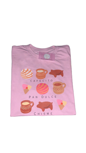 Cafecito, pan dulce y chisme shirt/conchas/