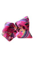 Load image into Gallery viewer, Mexicanita hair bow /pink serape bow / moños