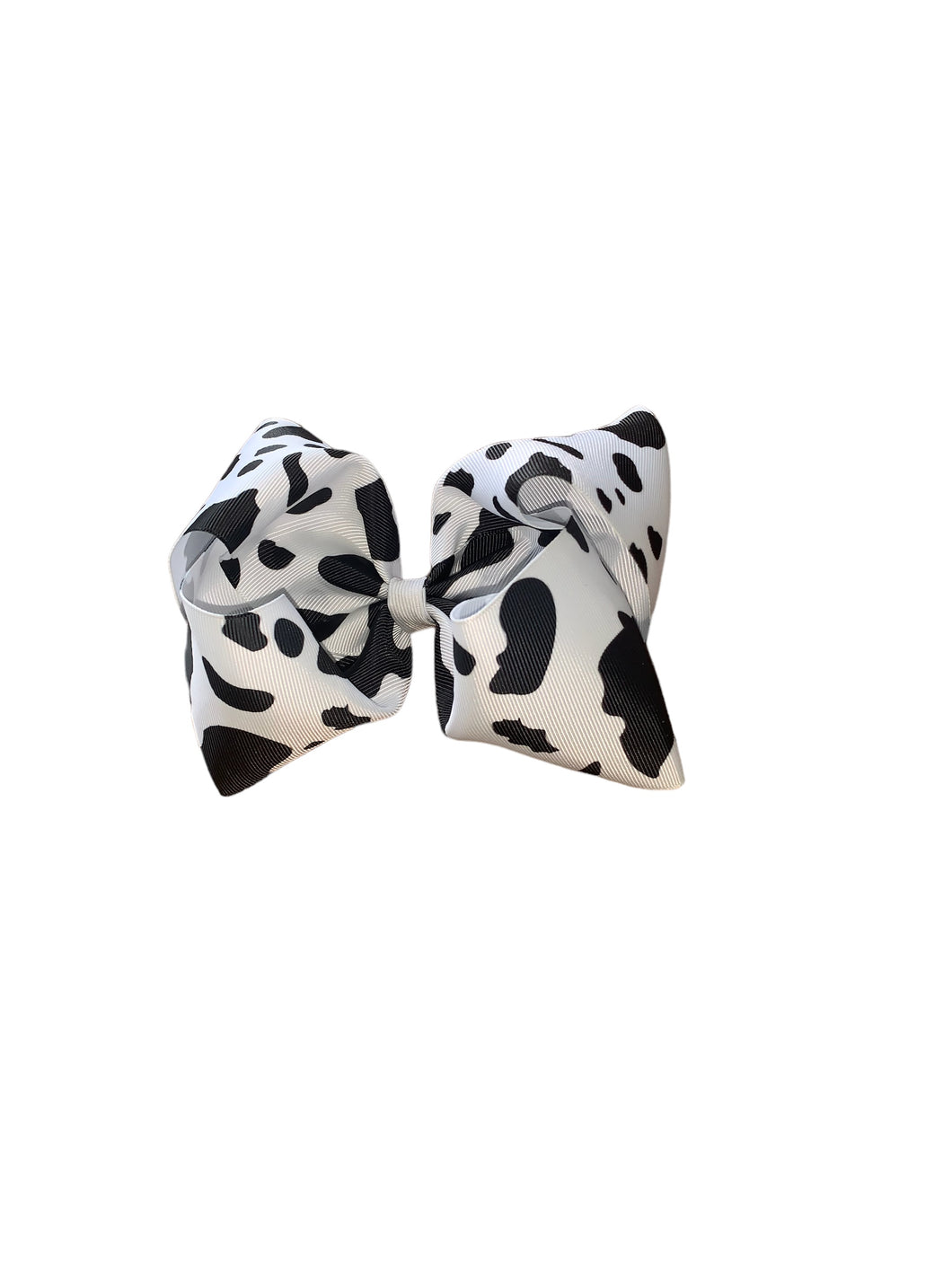 Cow Hair Bow/moño/vaca