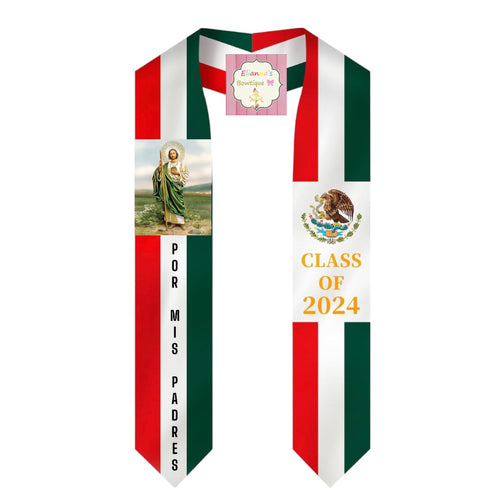 Mexican Graduation Sash / custom/ 2024/san judas tadeo