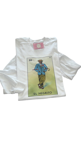 Loteria long sleeve shirt/ El Negrito