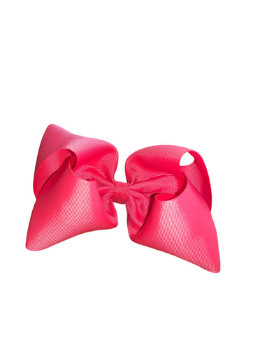 Rosa / Pink Hair Bow - Elianna's Bowtique