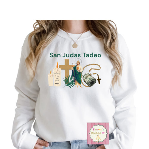 San Judas Tadeo Crewneck sweatshirt /sueter