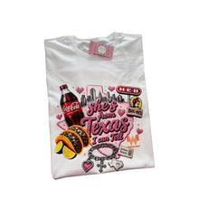 Load image into Gallery viewer, She's is from texas i can tell shirt/ kids/ Adult/ Coca Cola/whataburger