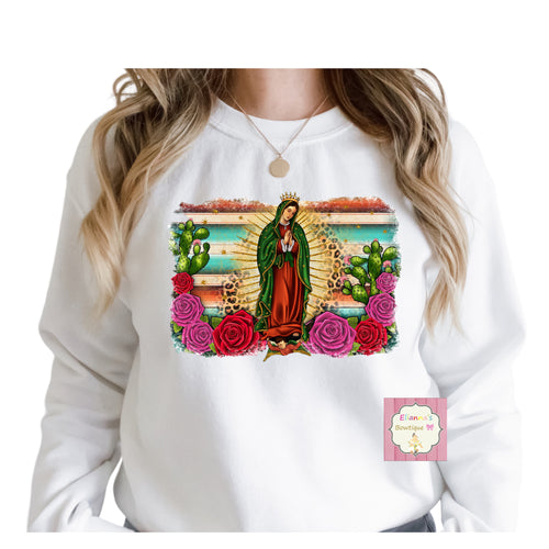 Virgen de Guadalupe Crewneck sweatshirt /sueter