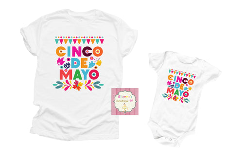 Cinco de mayo shirt/kids/adult