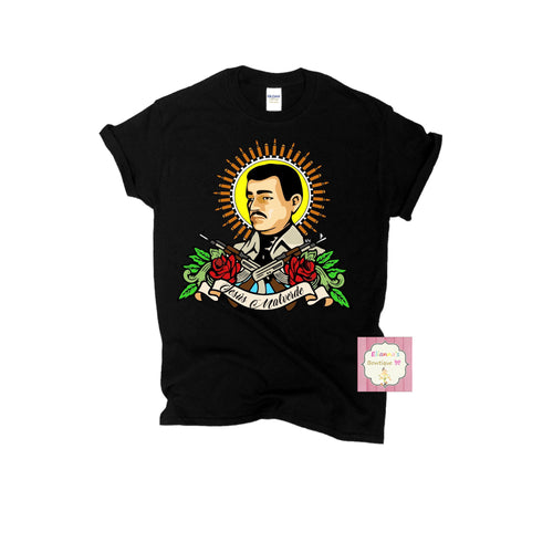 Camisa de Jesus malverde/ Jesus malverde shirt/