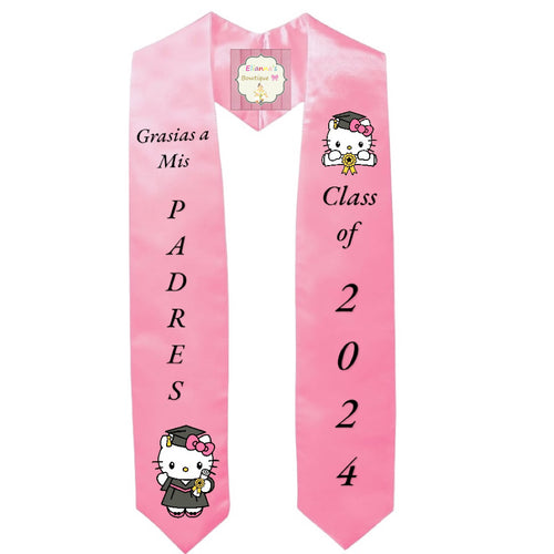 Hello kitty Graduation Sash / custom/ 2024/ hello kitty