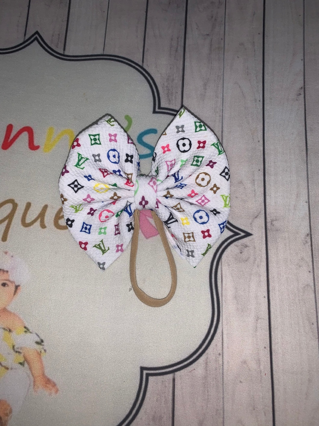 Boujee Multicolor Baby headwrap/ Multi-color - Elianna's Bowtique