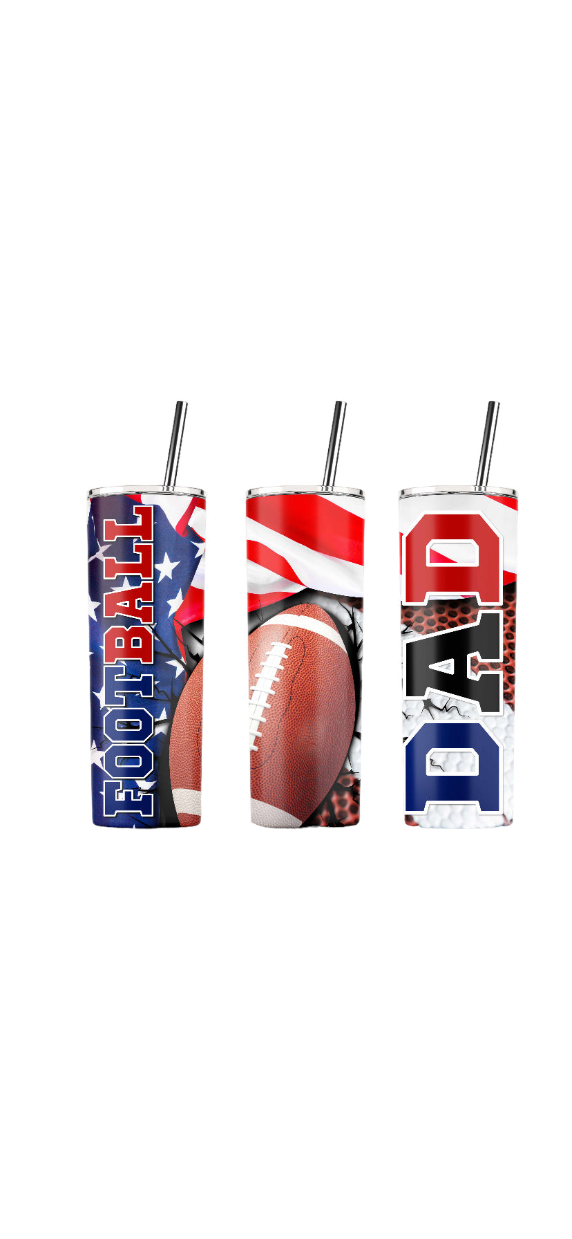 Father's day tumbler cup/ football/ father's day/ custom/vasos/