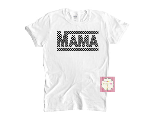 Chekered mama shirt /