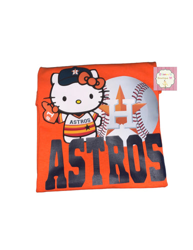 Astros shirt/ hello kitty