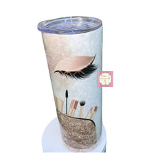 Load image into Gallery viewer, Makeup Tumbler Cup/ vasos/ Maquillaje