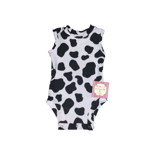 Cow print leotard/sleeveless /vaca/ toy story