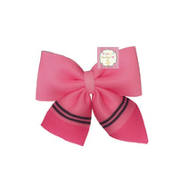 Cargar imagen en el visor de la galería, Crayola Crayons clip bows/ pencil/back to school bows