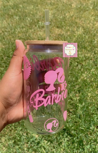 Barbie libby cup / pink/ vasos