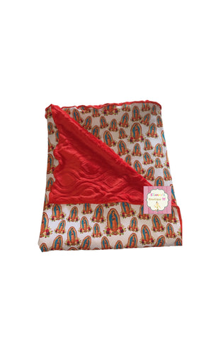 Virgencita blanket/cobija/ virgen de guadalupe